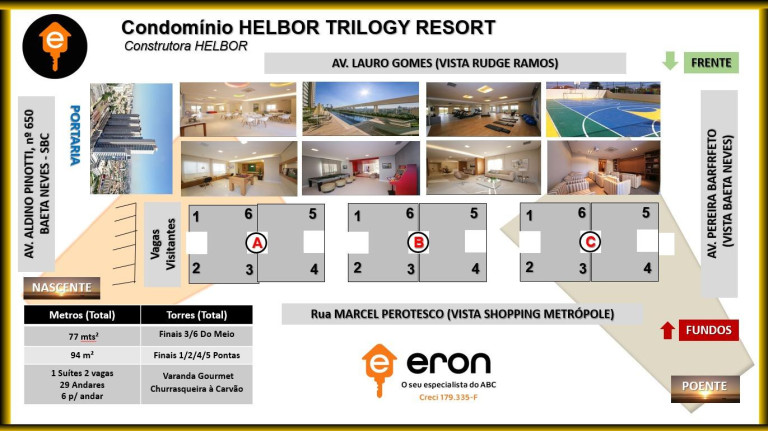 Imagem Apartamento com 3 Quartos à Venda, 94 m²