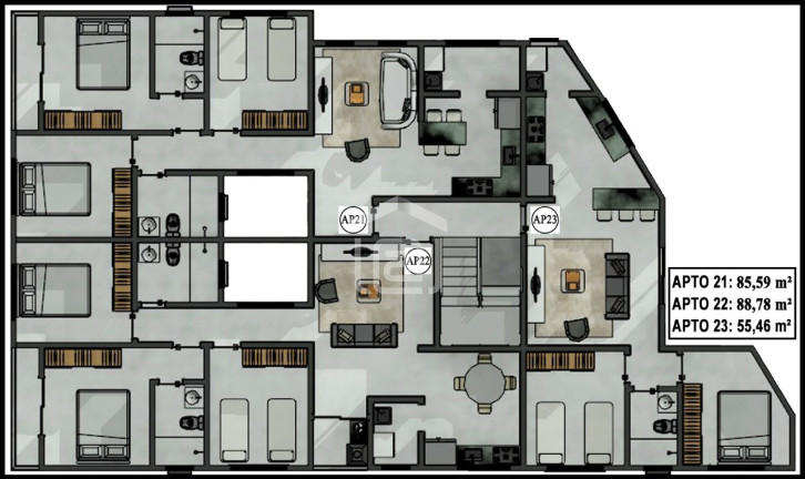 Imagem Imóvel com 3 Quartos à Venda, 85 m² em Jardim Quisisana - Poços De Caldas Imagem Imóvel com 3 Quartos à Venda, 85 m² em Jardim Quisisana - Poços De Caldas