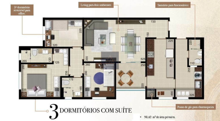 Imagem Apartamento com 3 Quartos à Venda, 98 m² em Alto Da Glória - Curitiba