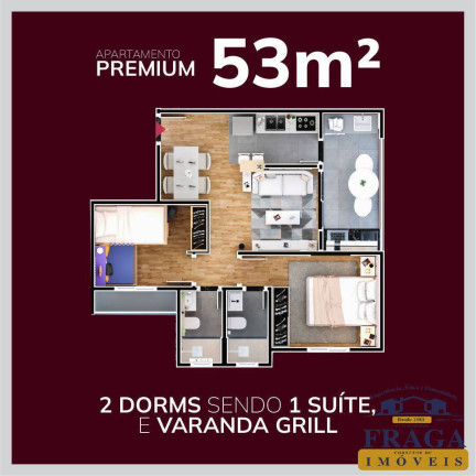 Imagem Apartamento com 2 Quartos à Venda, 53 m² em Vila Carvalho - Sorocaba Imagem Apartamento com 2 Quartos à Venda, 53 m² em Vila Carvalho - Sorocaba