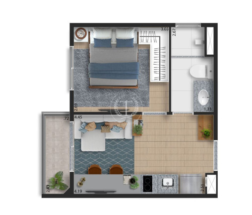 Imagem Apartamento com 1 Quarto à Venda, 28 m² em Vila Romana - São Paulo Imagem Apartamento com 1 Quarto à Venda, 28 m² em Vila Romana - São Paulo