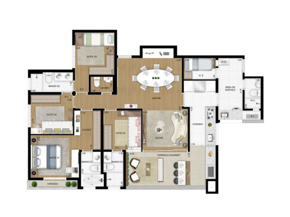 Imagem Cobertura com 3 Quartos à Venda, 247 m² em Morumbi - São Paulo Imagem Cobertura com 3 Quartos à Venda, 247 m² em Morumbi - São Paulo