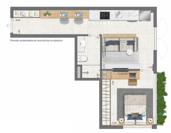 Imagem Apartamento com 2 Quartos à Venda, 59 m² em Leblon - Rio De Janeiro Imagem Apartamento com 2 Quartos à Venda, 59 m² em Leblon - Rio De Janeiro