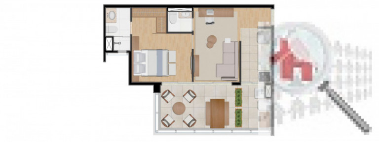 Imagem Apartamento com 1 Quarto à Venda, 52 m² em Vila Olimpia - São Paulo Imagem Apartamento com 1 Quarto à Venda, 52 m² em Vila Olimpia - São Paulo