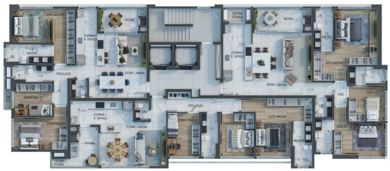 Imagem Cobertura com 3 Quartos à Venda, 130 m² em água Verde - Curitiba