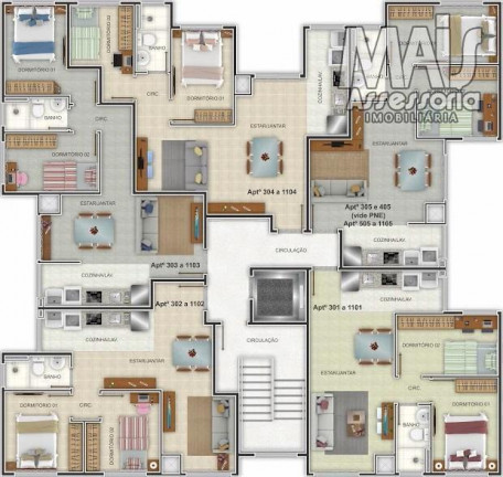 Imagem Apartamento com 2 Quartos à Venda, 51 m² em Centro - Novo Hamburgo