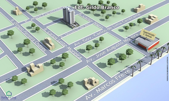 Imagem Apartamento com 3 Quartos à Venda, 63 m² em Casa Caiada - Olinda Imagem Apartamento com 3 Quartos à Venda, 63 m² em Casa Caiada - Olinda