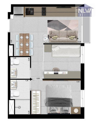 Imagem Apartamento com 2 Quartos à Venda, 39 m² em Perdizes - São Paulo Imagem Apartamento com 2 Quartos à Venda, 39 m² em Perdizes - São Paulo