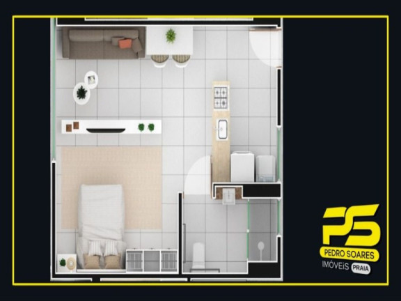 Imagem Apartamento com 2 Quartos à Venda, 60 m² em Cabo Branco - João Pessoa Imagem Apartamento com 2 Quartos à Venda, 60 m² em Cabo Branco - João Pessoa