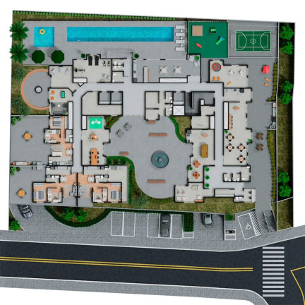 Imagem Apartamento com 2 Quartos à Venda, 43 m² em Vila Bela Vista - Santo André