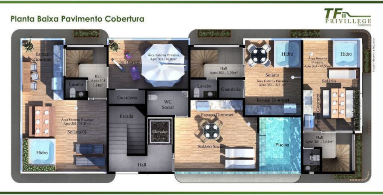 Imagem Apartamento com 2 Quartos à Venda, 68 m² em Bancários - João Pessoa
