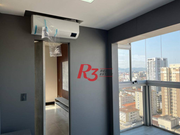 Imagem Apartamento com 1 Quarto para Alugar, 74 m² em Embaré - Santos Imagem Apartamento com 1 Quarto para Alugar, 74 m² em Embaré - Santos