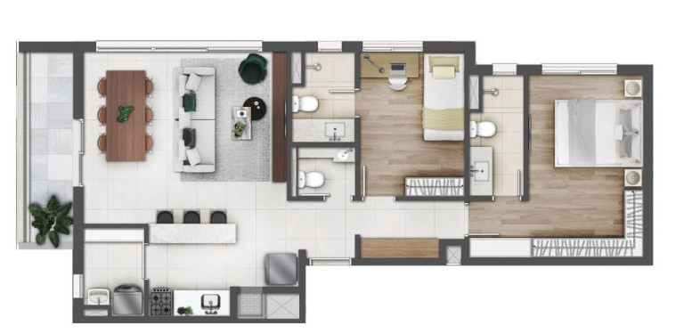 Imagem Apartamento com 2 Quartos à Venda, 77 m² em Rio Branco - Porto Alegre