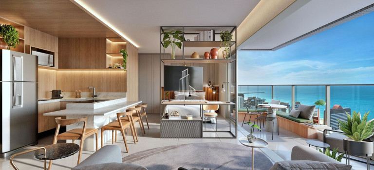 Imagem Apartamento com 1 Quarto à Venda, 40 m² em Meireles - Fortaleza Imagem Apartamento com 1 Quarto à Venda, 40 m² em Meireles - Fortaleza