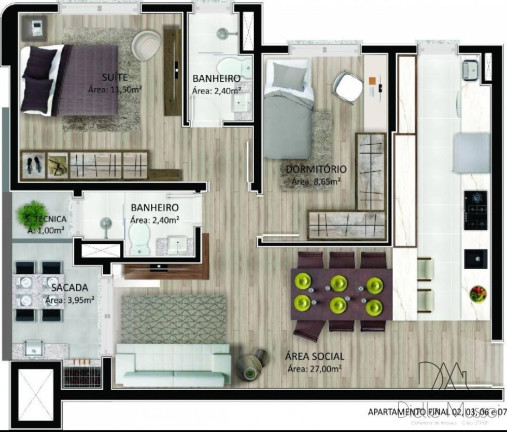 Imagem Apartamento com 2 Quartos à Venda, 64 m² em Panazzolo - Caxias Do Sul Imagem Apartamento com 2 Quartos à Venda, 64 m² em Panazzolo - Caxias Do Sul