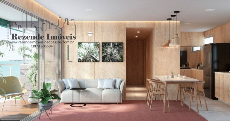 Apartamento com 2 Quartos à Venda, 62 m² em Bessa - João Pessoa
