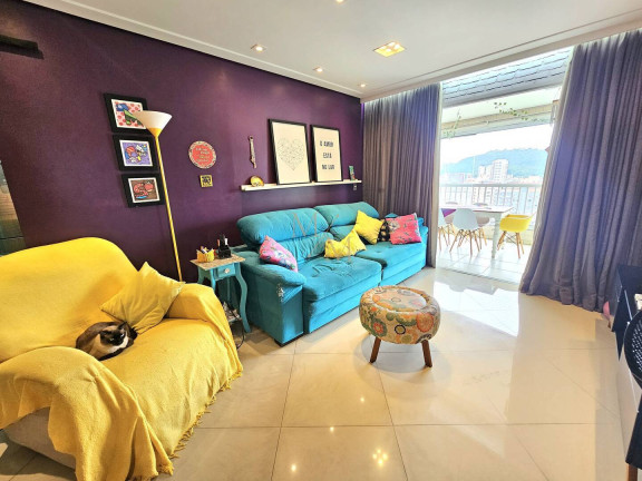Imagem Apartamento com 3 Quartos à Venda, 111 m² em Encruzilhada - Santos Imagem Apartamento com 3 Quartos à Venda, 111 m² em Encruzilhada - Santos