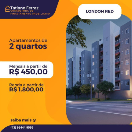 Imagem Apartamento com 2 Quartos à Venda, 46 m² em Perobinha - Londrina Imagem Apartamento com 2 Quartos à Venda, 46 m² em Perobinha - Londrina