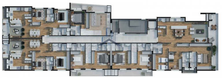 Imagem Apartamento com 2 Quartos à Venda, 70 m² em América - Joinville