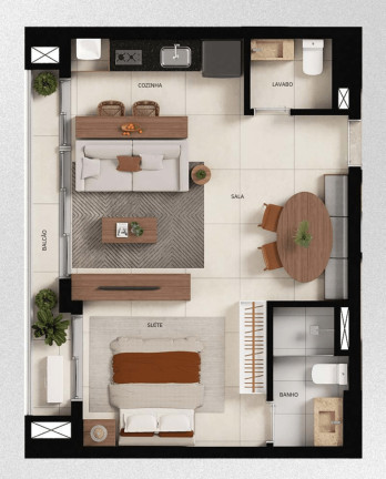 Imagem Apartamento com 2 Quartos à Venda, 74 m² em Serrinha - Goiânia Imagem Apartamento com 2 Quartos à Venda, 74 m² em Serrinha - Goiânia