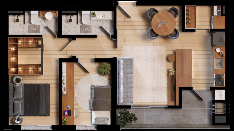 Imagem Apartamento com 2 Quartos à Venda, 64 m² em Santa Quitéria - Curitiba Imagem Apartamento com 2 Quartos à Venda, 64 m² em Santa Quitéria - Curitiba
