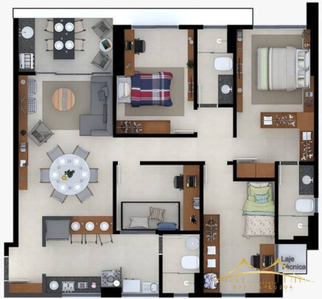 Imagem Apartamento com 3 Quartos à Venda, 92 m² em Lagoa Nova - Natal Imagem Apartamento com 3 Quartos à Venda, 92 m² em Lagoa Nova - Natal