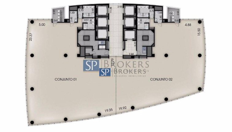 Imagem Sala Comercial para Alugar, 1.742 m² em Itaim Bibi - São Paulo Imagem Sala Comercial para Alugar, 1.742 m² em Itaim Bibi - São Paulo