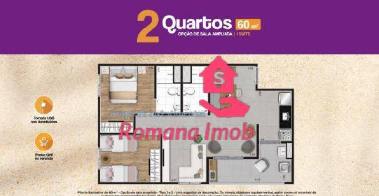 Imagem Apartamento com 3 Quartos à Venda, 60 m² em Vila Vermelha - São Paulo