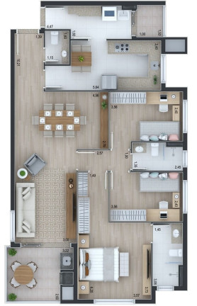 Imagem Apartamento com 3 Quartos à Venda, 119 m² em Ahú - Curitiba