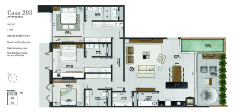 Imagem Casa com 3 Quartos à Venda, 269 m² em Prainha - Torres