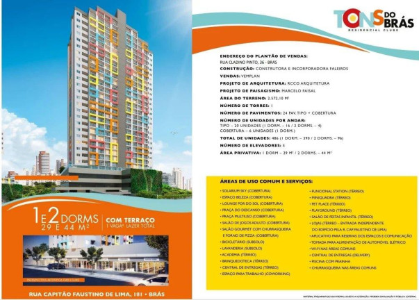 Imagem Apartamento com 2 Quartos à Venda, 44 m² em Brás - São Paulo Imagem Apartamento com 2 Quartos à Venda, 44 m² em Brás - São Paulo