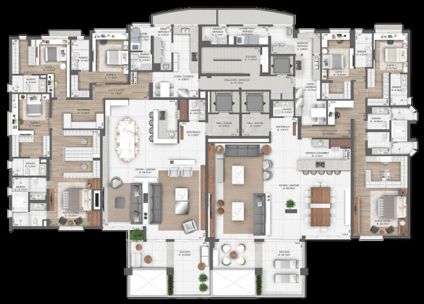 Imagem Apartamento com 4 Quartos à Venda, 340 m² em Bela Vista - Porto Alegre Imagem Apartamento com 4 Quartos à Venda, 340 m² em Bela Vista - Porto Alegre