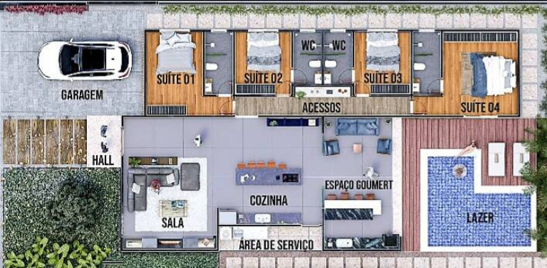 Imagem Casa com 4 Quartos à Venda, 450 m² em Ubatuba Imagem Casa com 4 Quartos à Venda, 450 m² em Ubatuba