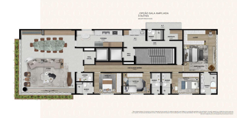 Imagem Apartamento com 4 Quartos à Venda, 251 m² em Praia Do Canto - Vitória Imagem Apartamento com 4 Quartos à Venda, 251 m² em Praia Do Canto - Vitória
