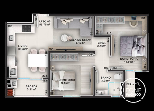 Imagem Apartamento com 2 Quartos à Venda, 55 m² em Santo Antonio - Balneário Piçarras Imagem Apartamento com 2 Quartos à Venda, 55 m² em Santo Antonio - Balneário Piçarras