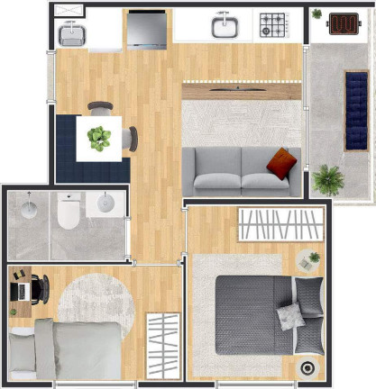 Imagem Imóvel com 3 Quartos à Venda, 53 m² em Butantã - São Paulo Imagem Imóvel com 3 Quartos à Venda, 53 m² em Butantã - São Paulo