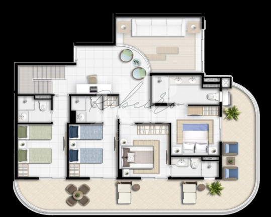 Imagem Imóvel com 4 Quartos à Venda, 293 m² em Riviera - Bertioga Imagem Imóvel com 4 Quartos à Venda, 293 m² em Riviera - Bertioga