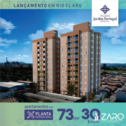 Imagem Apartamento com 3 Quartos à Venda, 73 m² em Jardim Portugal - Rio Claro Imagem Apartamento com 3 Quartos à Venda, 73 m² em Jardim Portugal - Rio Claro