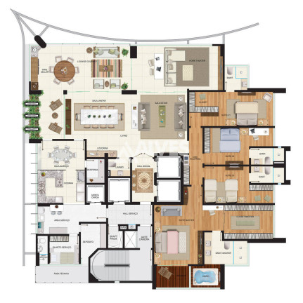 Imagem Apartamento com 4 Quartos à Venda, 321 m² em Santa Mônica - Feira De Santana Imagem Apartamento com 4 Quartos à Venda, 321 m² em Santa Mônica - Feira De Santana