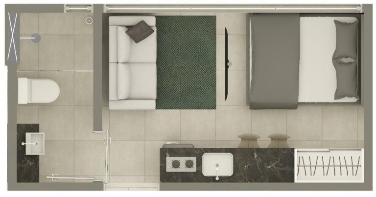Imagem Studio com 1 Quarto à Venda, 29 m² em Jardim Oceania - João Pessoa Imagem Studio com 1 Quarto à Venda, 29 m² em Jardim Oceania - João Pessoa
