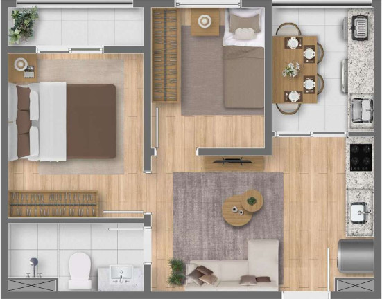 Imagem Studio com 1 Quarto à Venda, 17 m² em Itaquera - São Paulo Imagem Studio com 1 Quarto à Venda, 17 m² em Itaquera - São Paulo