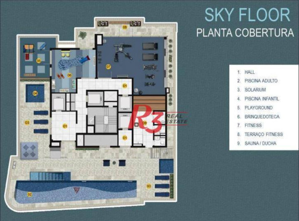 Imagem Apartamento com 3 Quartos à Venda, 252 m² em Boqueirão - Santos