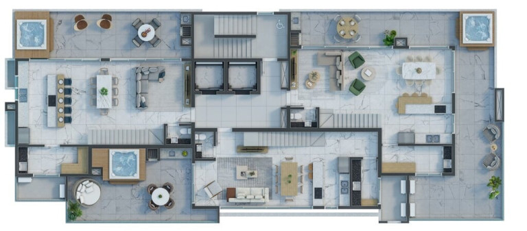 Imagem Cobertura com 3 Quartos à Venda, 130 m² em água Verde - Curitiba