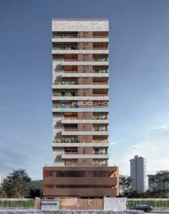 Apartamento com 2 Quartos à Venda, 77 m² em Canto Do Forte - Praia Grande