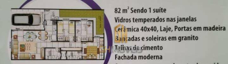 Imagem Casa com 3 Quartos à Venda, 82 m² em Conjunto Vera Cruz - Goiânia Imagem Casa com 3 Quartos à Venda, 82 m² em Conjunto Vera Cruz - Goiânia