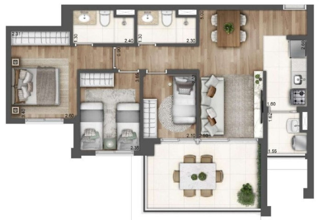 Imagem Apartamento com 3 Quartos à Venda, 107 m² em Ipiranga - São Paulo Imagem Apartamento com 3 Quartos à Venda, 107 m² em Ipiranga - São Paulo