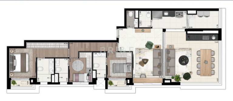 Imagem Apartamento com 3 Quartos à Venda, 131 m² em Brooklin Paulista - São Paulo Imagem Apartamento com 3 Quartos à Venda, 131 m² em Brooklin Paulista - São Paulo