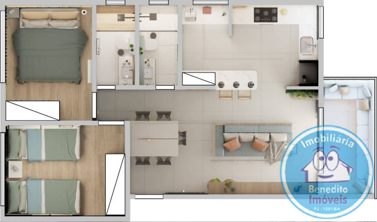 Imagem Apartamento com 2 Quartos à Venda, 69 m² em Taperapuan - Porto Seguro Imagem Apartamento com 2 Quartos à Venda, 69 m² em Taperapuan - Porto Seguro
