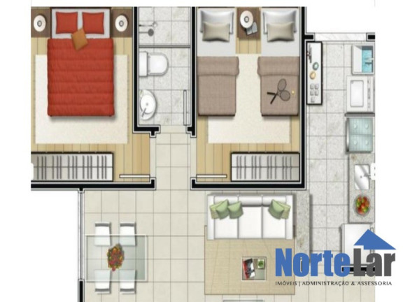 Imagem Apartamento com 2 Quartos à Venda, 48 m² em Jaraguá - São Paulo Imagem Apartamento com 2 Quartos à Venda, 48 m² em Jaraguá - São Paulo