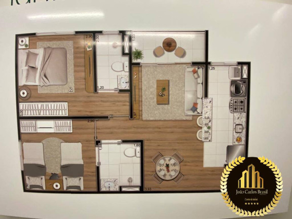 Imagem Apartamento com 2 Quartos à Venda,  em Amador - Eusébio
